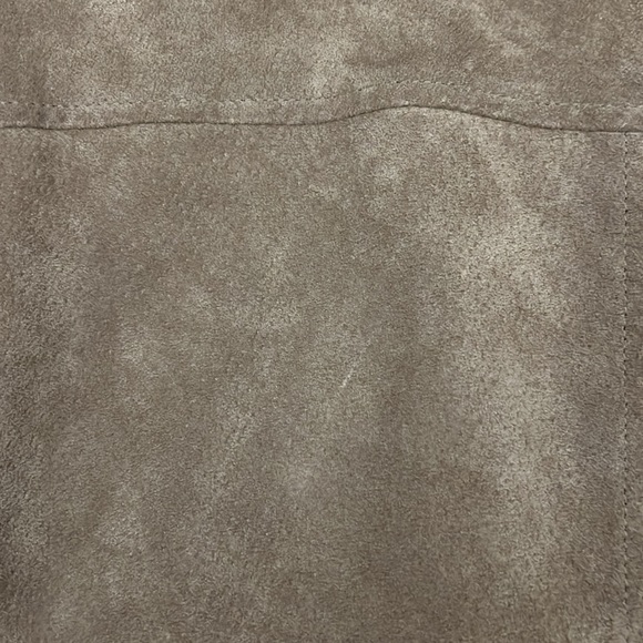 Blank NYC Taupe Suede Moto Jacket - Picture 6 of 10